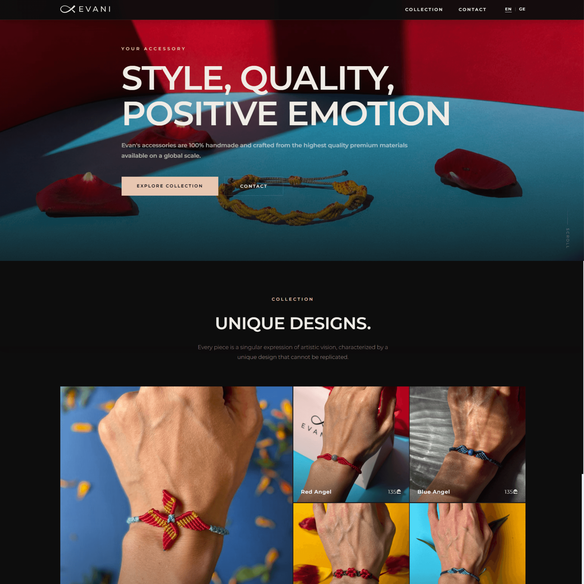 Evani Website
